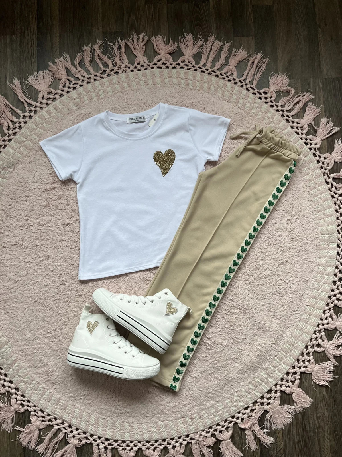 Broek Hartjes Beige