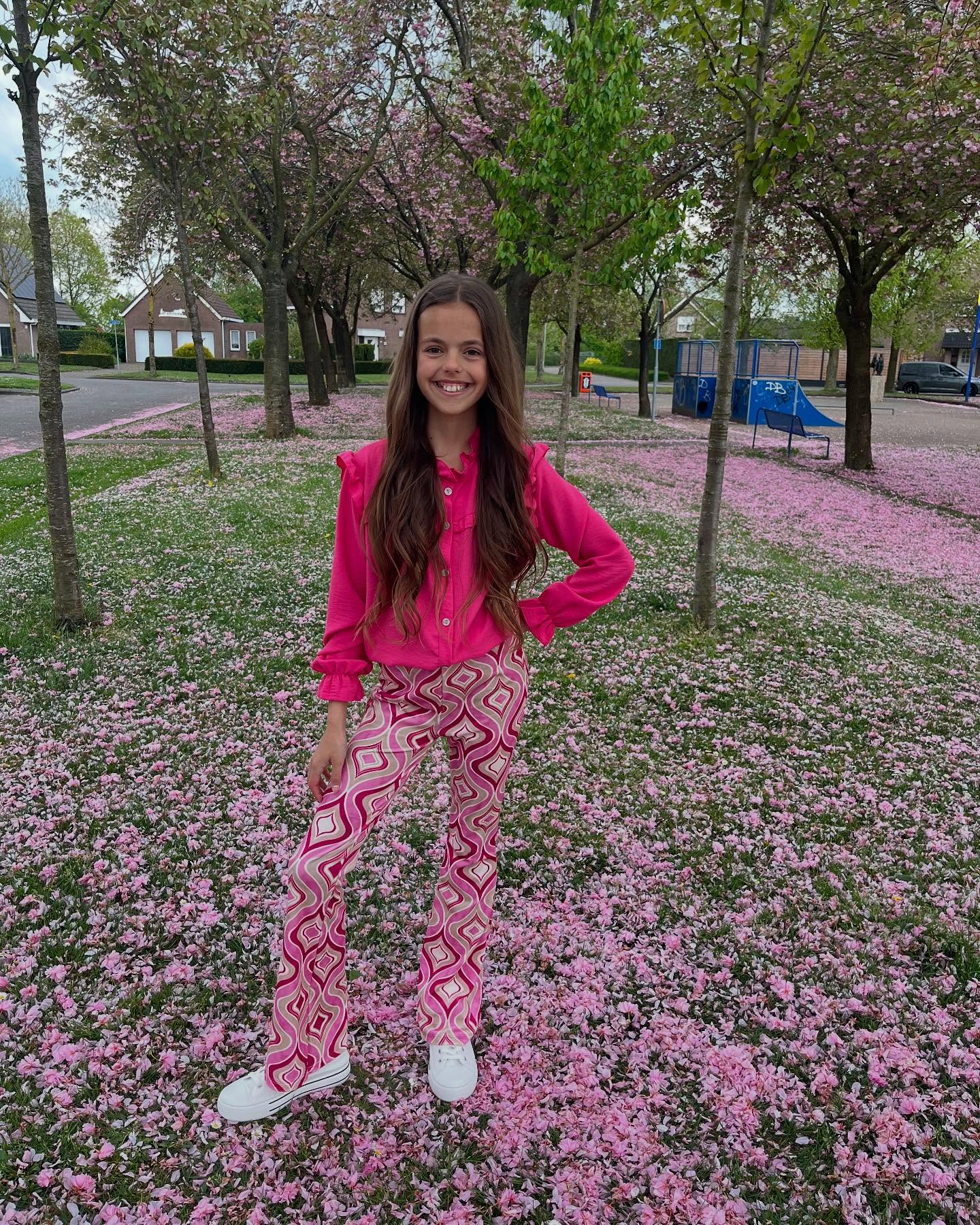 Broek Flared Roze
