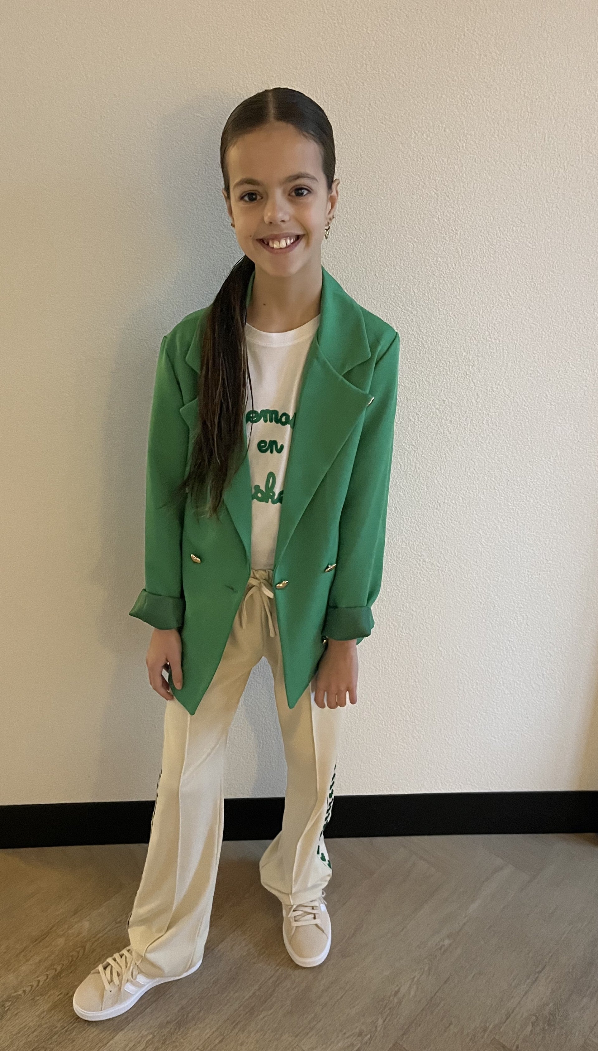 Blazer Groen Hartjes