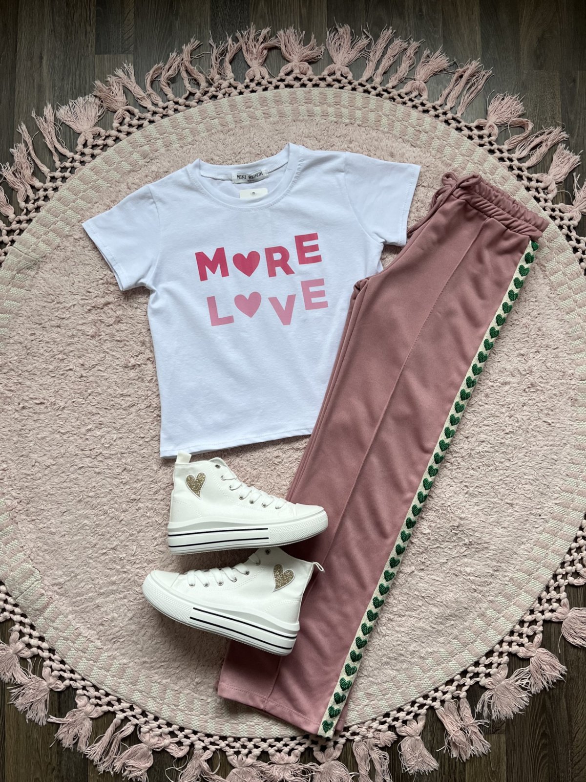 Broek Hartjes Licht Roze